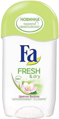 Дезодорант-стик Fa Fresh and Dry. Цветок вишни 48ч (50мл)