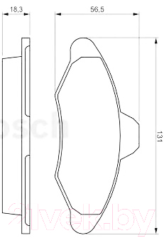 

Тормозные колодки Bosch, 0986460949