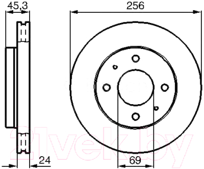 

Тормозные колодки Bosch, 0986487832