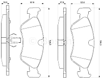 Тормозные колодки Bosch 0986491900 - 