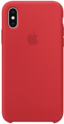 Чехол-накладка Apple Silicone Case для iPhone XS (PRODUCT)RED / MRWC2