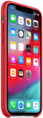 Чехол-накладка Apple Silicone Case для iPhone XS (PRODUCT)RED / MRWC2