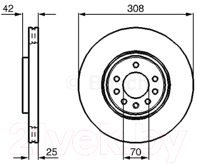 Тормозной диск Bosch 0986479113