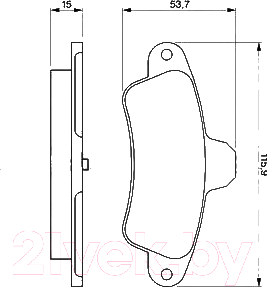 

Тормозные колодки Bosch, 0986424277