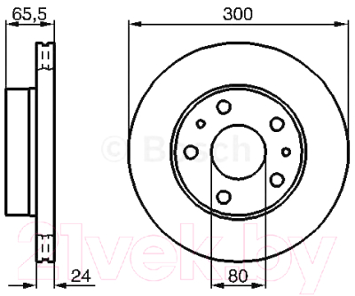 

Тормозной диск Bosch, 0986478842