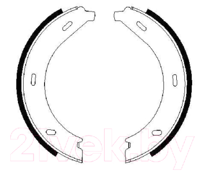 

Тормозные колодки Bosch, 0986487605