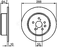

Тормозной диск, 0986479243