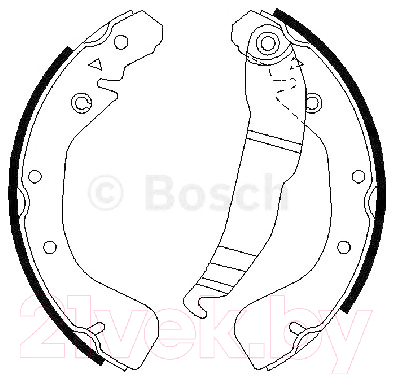 

Тормозные колодки Bosch, 0986487554
