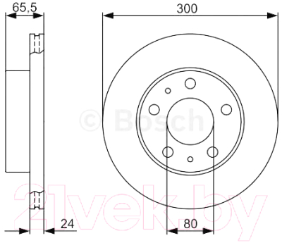 

Тормозной диск Bosch, 0986479314