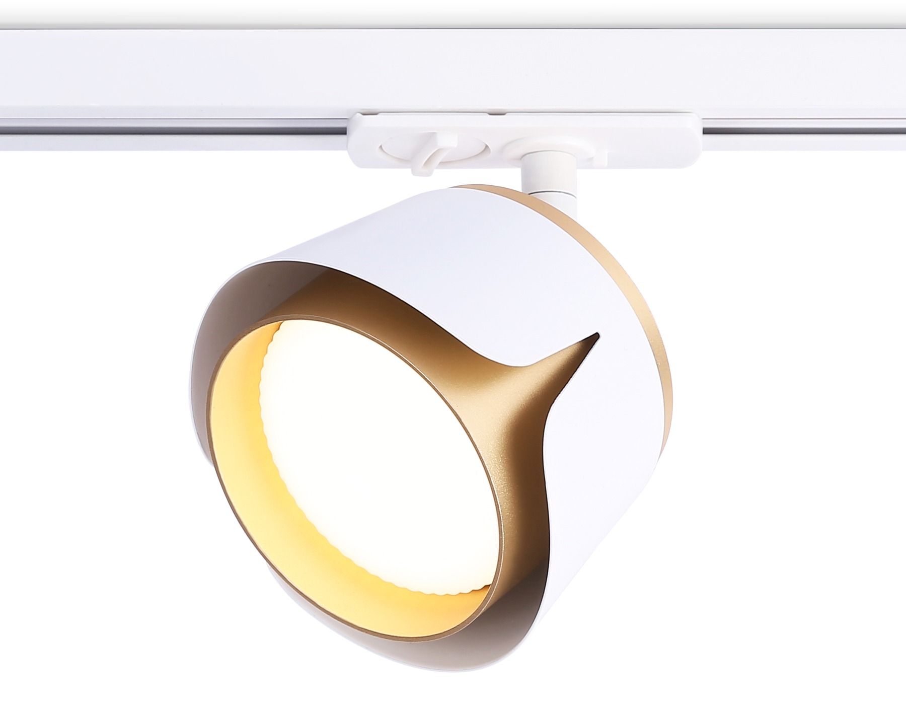 Трековый светильник Ambrella GL5343 WH/GD (белый/золото)
