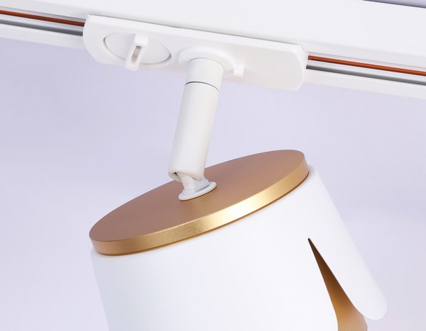 Трековый светильник Ambrella GL5343 WH/GD (белый/золото)