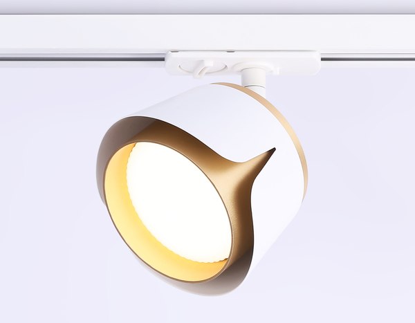 Трековый светильник Ambrella GL5343 WH/GD (белый/золото)