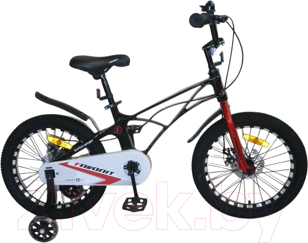 Детский велосипед FAVORIT Super Sport / SSP-18BK