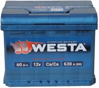 Автомобильный аккумулятор Westa 6СТ-60 VLR Euro низкий Пн00021 (60 А/ч) - 