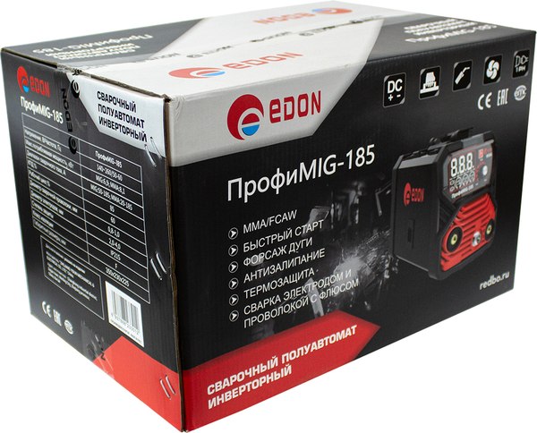 Полуавтомат сварочный Edon Профи MIG-185 