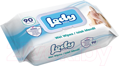 Влажные салфетки детские Lody Baby Sensitive (90шт)