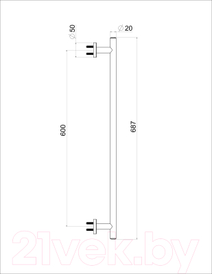 Душевая стойка Maxonor Pure Life PL8001-7 (черный матовый)