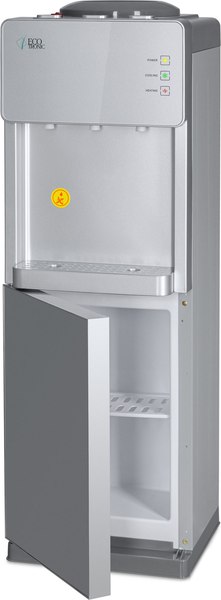 Кулер Ecotronic K23-LCE XS (шкафчик 7л, серебристый)