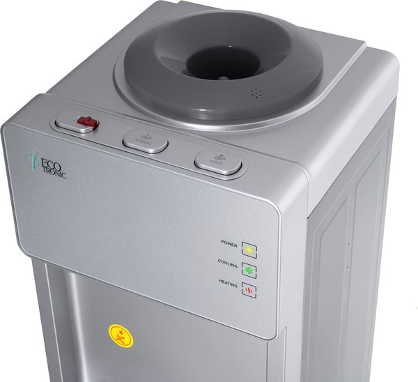 Кулер Ecotronic K23-LCE XS (шкафчик 7л, серебристый)