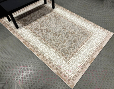 Коврик Radjab Carpet Панама Прямоугольник 1130A / 11433RK (0.8x1.5, Grey/White)