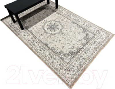 Коврик Radjab Carpet Панама Прямоугольник 8820B / 11449RK (0.8x1.5, Cream/White)