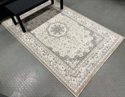 Коврик Radjab Carpet Панама Прямоугольник 8820B / 11439RK (1.2x1.8, Cream/White)
