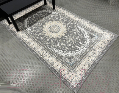 Коврик Radjab Carpet Панама Прямоугольник 8904D / 11471RK (0.8x1.5, White/Grey)