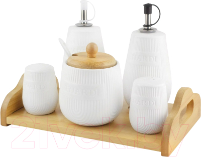 Набор для специй Lenardi Bamboo 140-065 (5пр)
