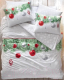 Комплект постельного белья TAC Snowflake CK / 60289115 (V01-зеленый) - 
