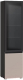 Шкаф-пенал с витриной Mobi Сидней 13.201 (антрацит 0164/антрацит 0164/веллюто Капучино AG 707 ПВХ) - 