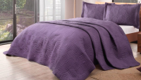 Набор текстиля для спальни TAC Perla CK / 60257625 (фиолетовый) - 