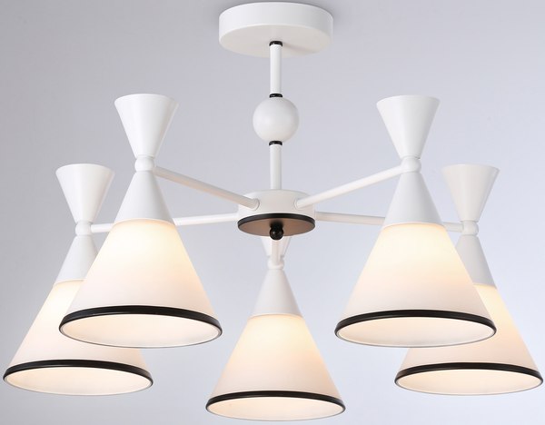 Люстра Ambrella Traditional TR3165/5 WH/BK