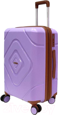Чемодан на колесах Mironpan 23104 (L, фиолетовый)