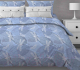 Комплект постельного белья Бояртекс №225 Стрекозы Вид 4 1.5сп (бязь, голубой) - 