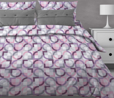 Комплект постельного белья Бояртекс №307 Диалог Вид 9/2 1.5сп (бязь, розовый)
