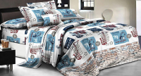 Комплект постельного белья Бояртекс №40011 Евро-стандарт (креп-жатка) - 