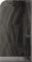 Стеклянная шторка для ванны MaybahGlass MGV-153-5у (графитовое матовое стекло/хром матовый) - 