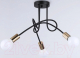 Люстра Ambrella Traditional TR80415/3 BK/GD (черный/золото) -