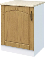 Шкаф-стол кухонный Stolline Мальпело 60 / СТЛ.144.05М (белый/дуб) - 