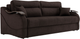 Диван Stolline Сицилия 4 (коричневый) -