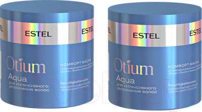 Маска для волос Estel Otium Aqua Для интенсивного увлажнения волос (2x300мл)
