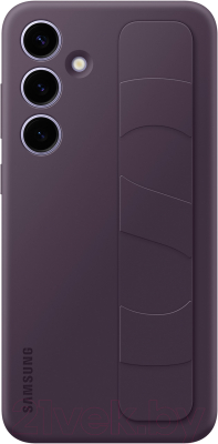 Чехол-накладка Samsung Grip Case для Galaxy S24+ / EF-GS926CEEGWW (темно-фиолетовый)
