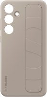Чехол-накладка Samsung Grip Case для Galaxy S24+ / EF-GS926CUEGWW (серо-коричневый) - 