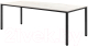 Обеденный стол Millwood Сеул 200x80x75 (дуб белый Craft/металл черный) - 