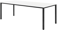 Обеденный стол Millwood Сеул 200x80x75 (белый/металл черный) - 