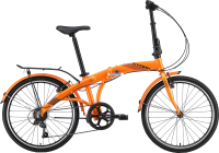Велосипед STARK Jam 24.1 V 2024 (14.5, оранжевый/черный) - 