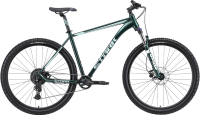 Велосипед STARK Router 29.4 HD 2024 (22, темно-зеленый металлик/мятный) - 