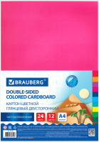 Набор цветного картона Brauberg Extra / 115167 (12цв) - 