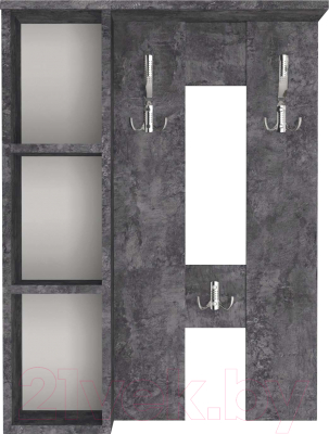 Вешалка для одежды Артём-Мебель СН-100.44  (бетон спаркс)