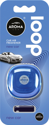 Ароматизатор автомобильный Aroma Car Loop Gel New Car (9г)